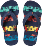 Reef Kids Ahi Navy Palms Stripe