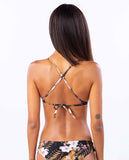 Rip Curl Playa Bella Crossback Tri Bikini Top - Black