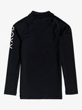 ROXY Big Girls Whole Hearted L/S Rashguard Dark Blue
