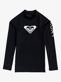 ROXY Big Girls Whole Hearted L/S Rashguard Dark Blue
