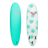 Roxy Soft Break 8'0 Soft Top Longboard Surfboard Blue Topaz