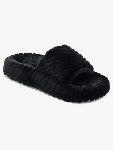 ROXY Slippy Cozy Fur Sandals