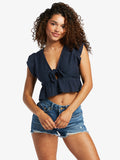 Roxy Womens Sweeter Than This Crop Top