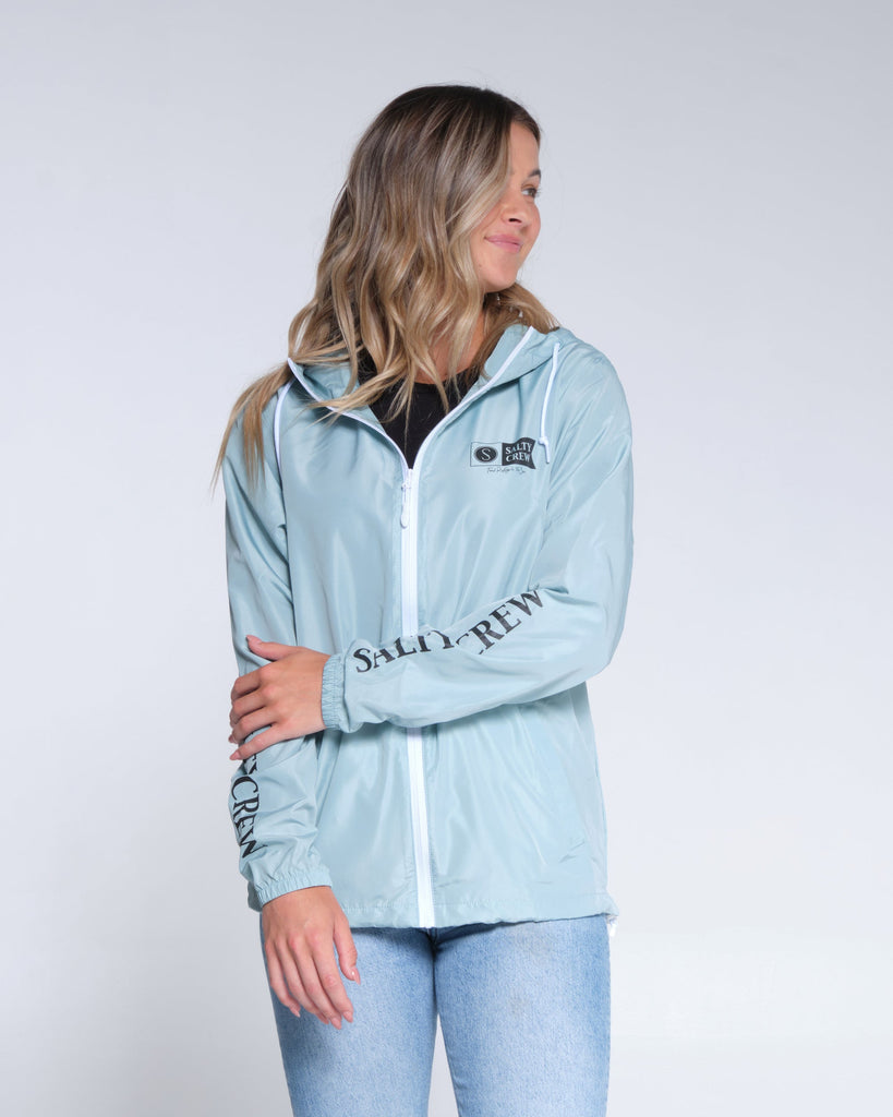 Blue hot sale womens windbreaker