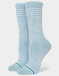 Stance Women Casual Crew Socks- Waffle Town