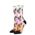 Stance Womens Casual Crew Socks- Aflutter