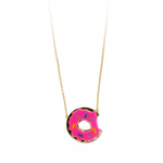 Vinca Acrylic XL Donut Necklace