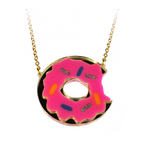 Vinca Acrylic XL Donut Necklace