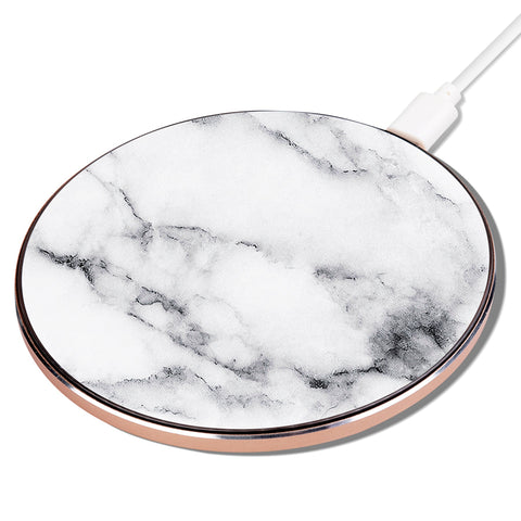 Ellie Rose Wireless Charger - White Marble
