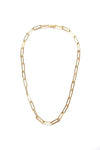 Cedar & Cypress Designs Gold Chain Paperclip Necklace