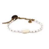 Lotus & Luna Bead & Shell Bracelets
