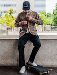 Volcom Mens Skate Vitals Grant Taylor Plaid Flannel L/S Shirt